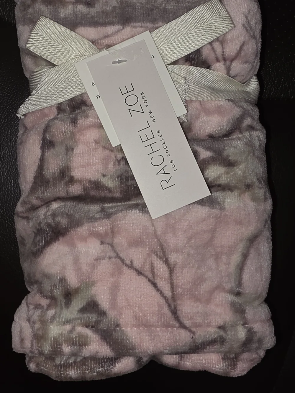 Rachel Zoe Pink Camouflage Bath Towel Set